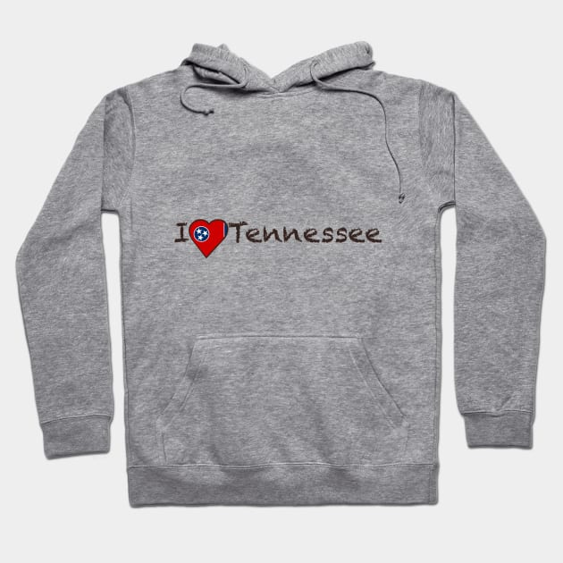 I Love Tennessee Hoodie by JellyFish92